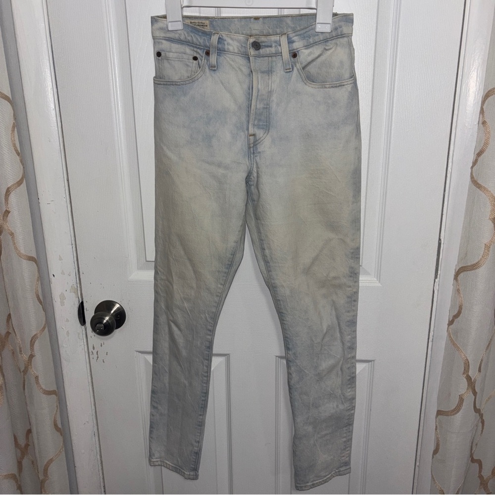 Levi’s 501 Acid Wash  Light Blue Denim Pants